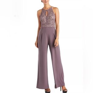 Nightway Lace Pant Jumpsuit Formal | Never Worn